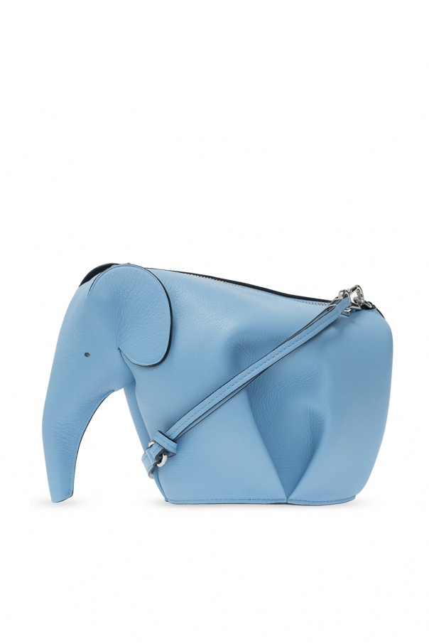 SchaferandweinerShops Italy Light blue Elefante shoulder bag gate loewe gate loewe ballerina leather flats